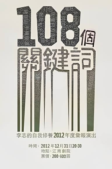 108个关键词 poster