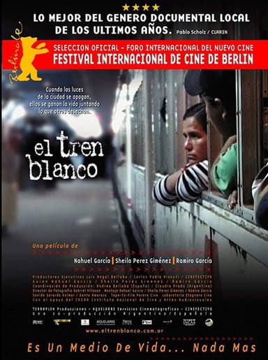 El tren blanco poster