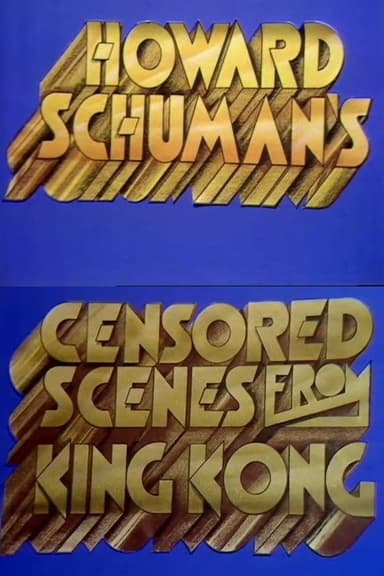 Censored Scenes from King Kong poster