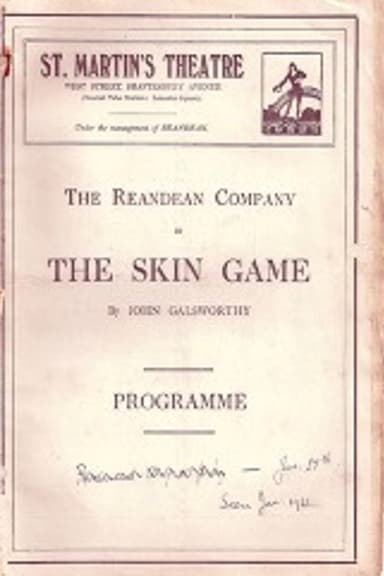 The Skin Game poster