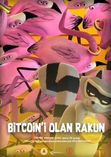 Bitcoin'i Olan Rakun poster