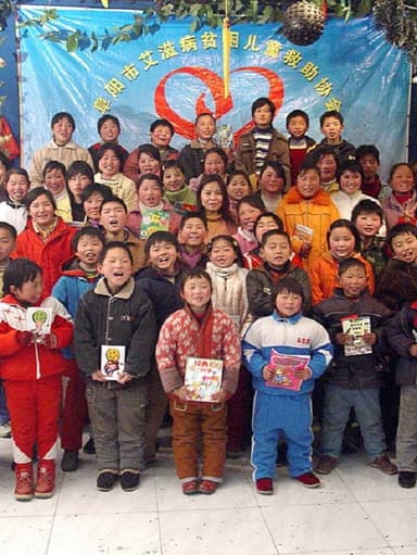 Peng Liyuan & the Fu'Ai Charity poster
