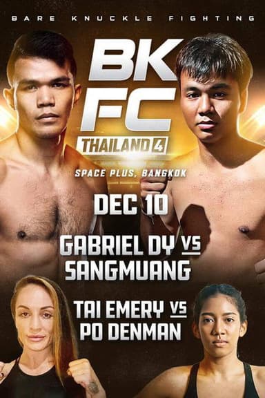 BKFC Thailand 4 poster