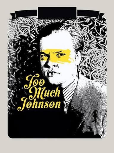 Too Much Johnson poster