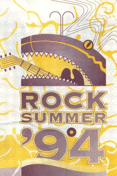 Fish - Concert at Rock Summer festival 1994 Tallinn, Estonia poster