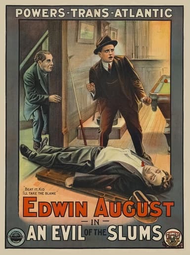 An Evil of the Slums poster