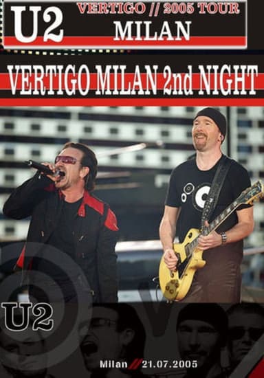 U2 - Live from Milan 2009 poster