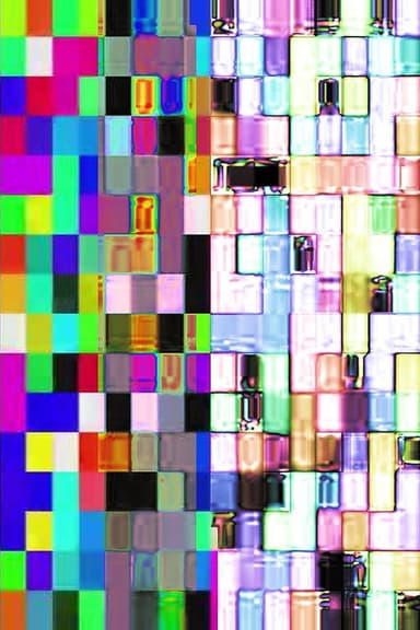 Color Glitch Oracle poster