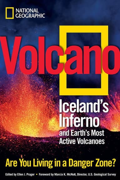 National Geographic Iceland Volcano Eruption poster