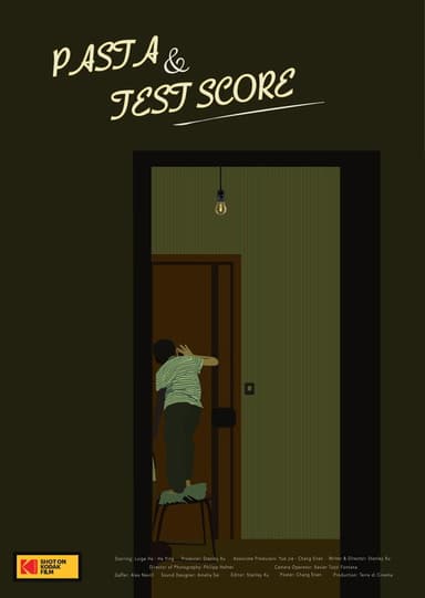 Pasta and Test Score poster