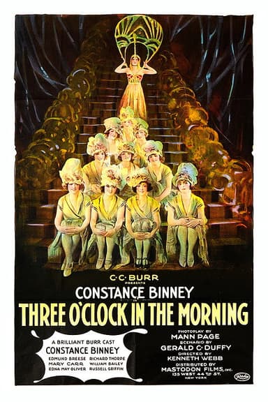 Three O'Clock in the Morning poster