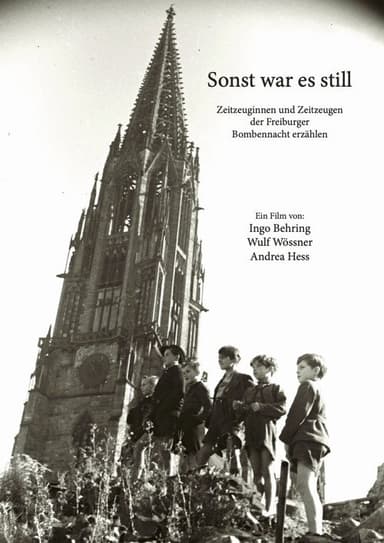 Sonst War Es Still poster