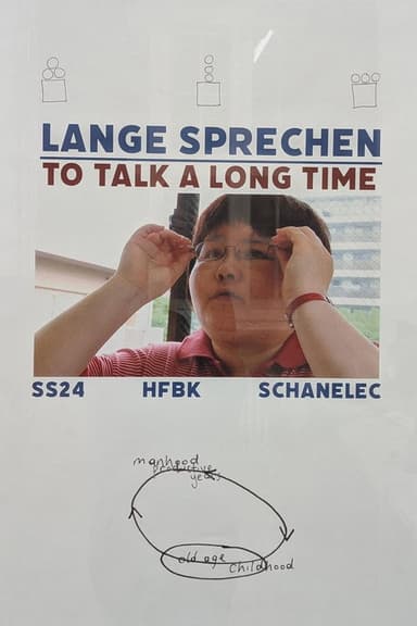 To talk a long time poster