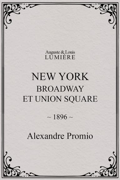 New York: Broadway at Union Square poster