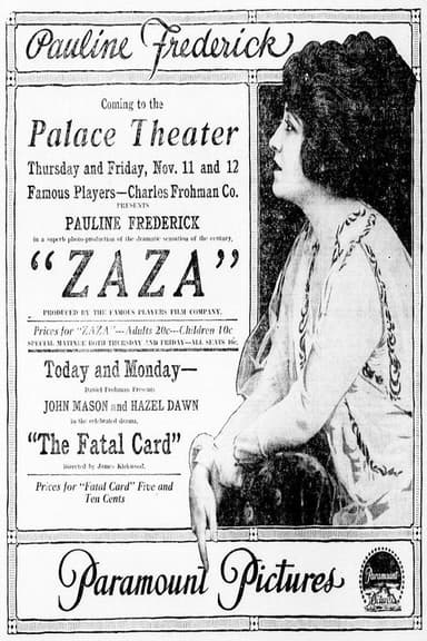 Zaza poster