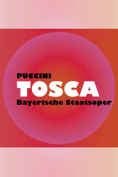 Tosca -  Bayerische Staatsoper poster
