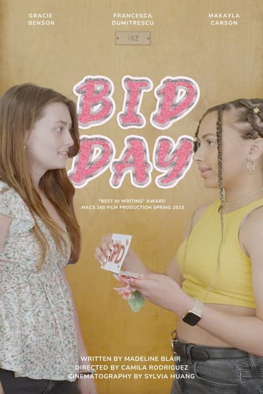 Bid Day poster