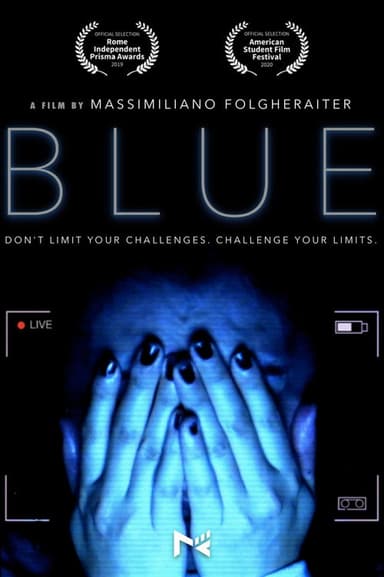 Blue poster