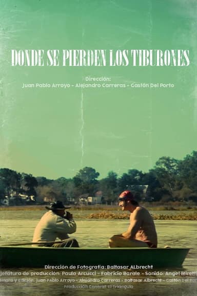 Donde se pierden los tiburones poster