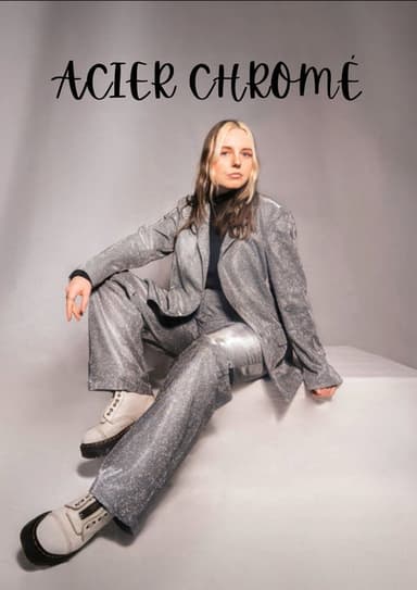 Acier chromé poster