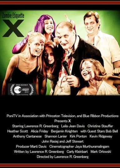 Zombie Etiquette X poster