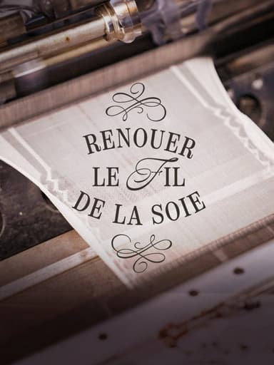 Renouer le fil de la soie poster
