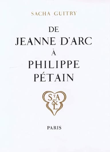 From Joan of Arc to Philippe Pétain poster