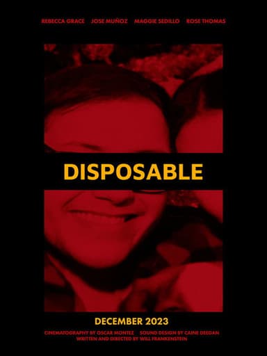 Disposable poster