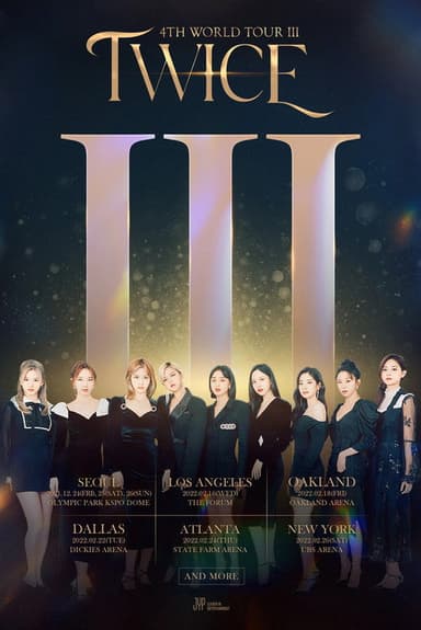 Beyond LIVE -TWICE 4TH WORLD TOUR ‘Ⅲ’：SEOUL poster