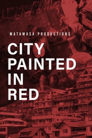City Painted in Red poster