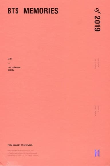 BTS Memories of 2019 poster