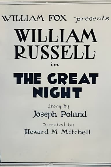 The Great Night poster