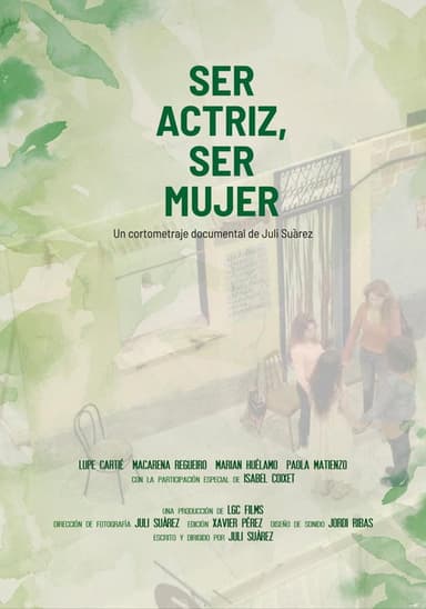 Being an actress, being a woman poster