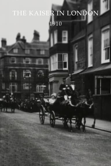 The Kaiser in London poster