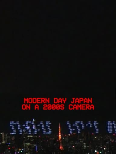 Modern Day Japan on a 2000’s Camcorder poster
