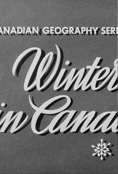 Winter in Canada poster