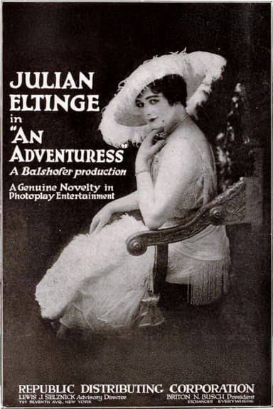 An Adventuress poster