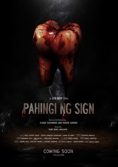 Pahingi ng Sign poster