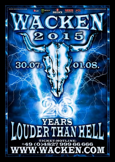 Live At Wacken 2015 poster