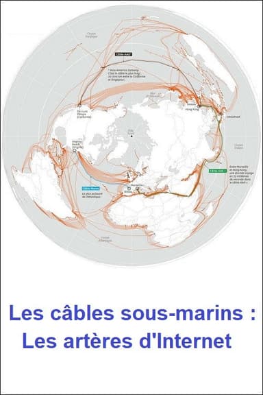 Les câbles sous-marins : Les artères d'Internet poster