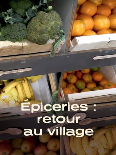 Epiceries : retour au village poster