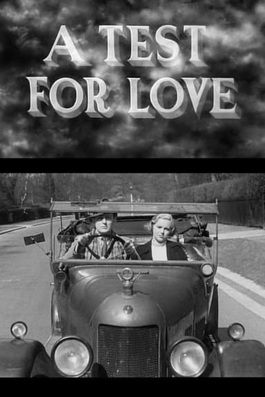 A Test for Love poster