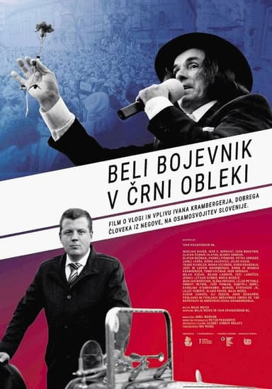 A White Warrior in a Black Suit poster