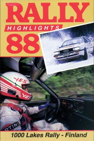 1000 Lakes Rally 1988 poster