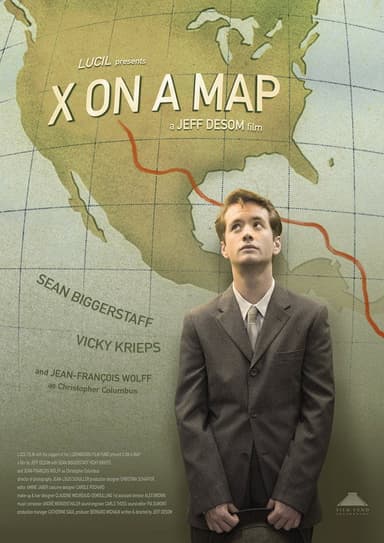 X on a Map poster