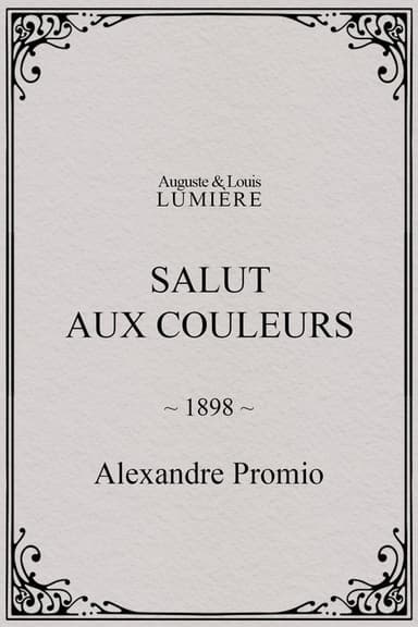 Salut aux couleurs poster