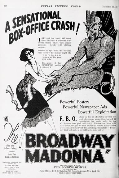 The Broadway Madonna poster