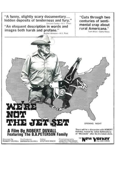 We're Not the Jet Set poster