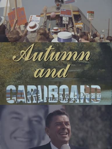 Autumn and Cardboard poster