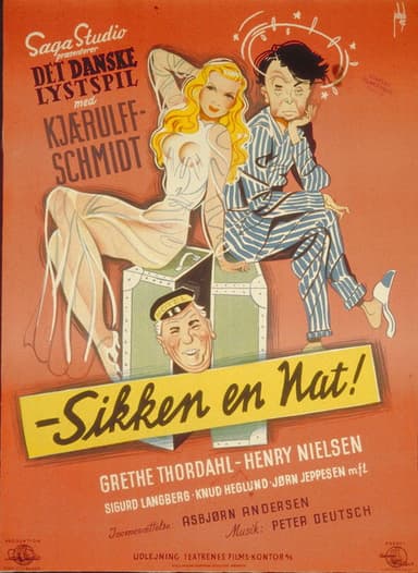 Sikken en nat poster